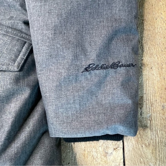 Eddie Bauer Superior 3.0 Down Parka L NWT Gray Charcoal Gorpcore Winter Coat - Picture 16 of 16